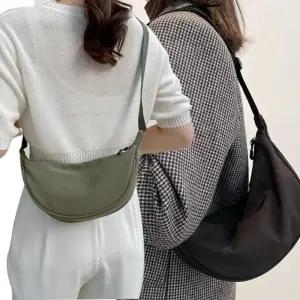 [라일리] Rly 캔버스 크로스 만두백 캔버스백 가방 미니 파우치