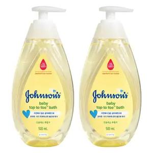 존슨즈 탑투토 베이비 바스 500ml X 2개
