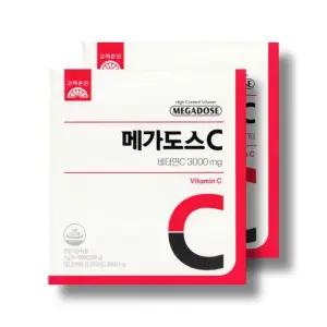 고려은단 메가도스C 비타민C 3000 3g 100포 2박스 /wb