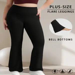 여름 레깅스 타이즈 스판 빅사이즈 여성 여자 하이웨이스트 요가 플레어 팬츠 부츠컷 디자인으로 필라테스