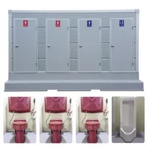 산업용 야외화장실 SEAB4Y3S1 양변기3개 소변기1개 포세식