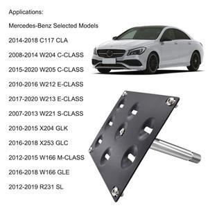 메르세데스 호환 벤츠 호환 W204 W212 GLK X253 GLC W166 GLE 클래스용 견인 고리 번호판 브래킷 홀더 마운