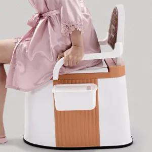 이동식 노인 화장실 가정용실내 변기 휴대용 성인 의자 임산부