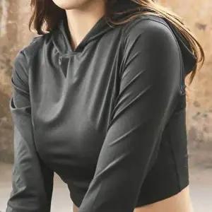 필라테스 후드 요가 실내운동 크롭 운동 헬스 상의