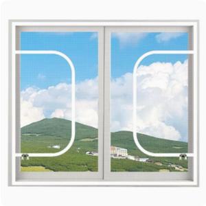 맞춤형 가정용 모기 스크린 창 메쉬 자체 설치 심플 슬라이딩 커튼 커튼 흰색 새