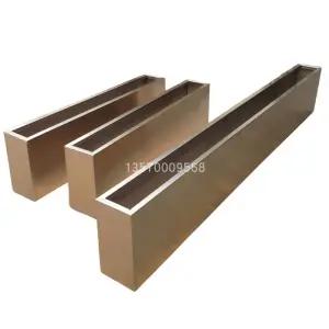 대형 스테인레스 화분 인테리어 넓은 사각 방부목