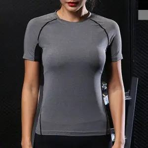 필라테스 스포츠 요가 웨어 상의 심플 짐 줌바 여자