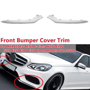 메르세데스 호환 벤츠 호환 E 클래스 W212 E550 E400 용 앞 범퍼 커버 4 도어 사이드 립 스포일러  트림 A