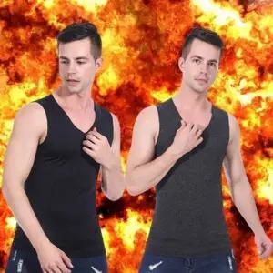 메리야스 남자 털 나시 기모 보온 이너웨어 민소매