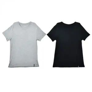 남성 레이온 반팔 티셔츠 2장 이너셔츠 세트