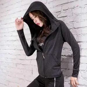 커버업 여자 후드 요가 필라테스 집업 긴팔 상의