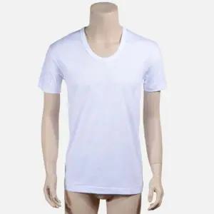 40수 순면 남자 런닝 셔츠 이너 화이트