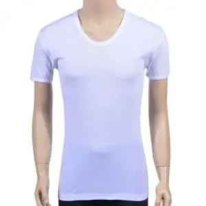 남성 백색 100수 내의 반팔 런닝