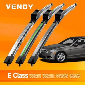 메르세데스 호환 벤츠 호환 E 클래스 W211 C207 2002- 용 2개 프론트 윈드실드 와이퍼 블레이드 액세서리