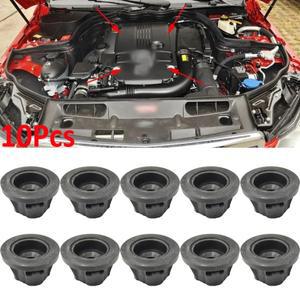 메르세데스 호환 벤츠 호환 W204 C218 W212 A207 W461 X164용 자동차 엔진 커버 고무 그로밋 10개 64209407