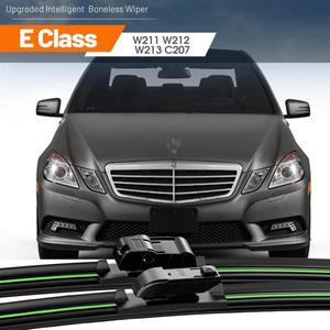메르세데스 호환 벤츠 호환 E 클래스 W211 C207 2002- 용 2pcs 앞 유리 와이퍼 블레이드 창 액세서리