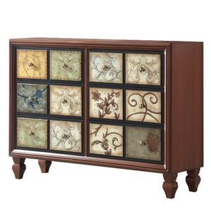 원목 레트로 서랍장 침실 90 월넛A 서랍 120 수납 x 42 캐비닛