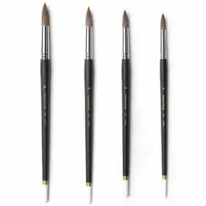 [셀러에이드]화홍 1.6.10.14호 41765 782R 수채화붓 4본