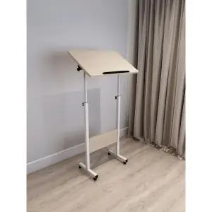 단상 높이 조절 이동식단상 접이식 데스크 교탁 스탠드 보면대