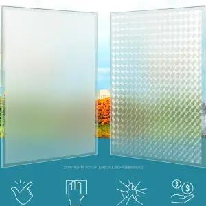 창문 시트지 인테리어 불투명 열차단 유리창 시트지 무점착 필름 욕실 결로방지 단열 서리