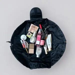 여행용 528GHH03 복조리 화장품 블랙 파우치 복조리파우치