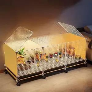 병아리 메추리 사육장 육추기 세트 집 만들기 앵무새 기본 2열1층 투명