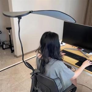 나뭇잎 캐노피 사무실 가림막 블랙 에어컨바람 형광등가리개 클립 천장