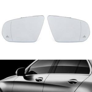 메르세데스 호환-벤츠 호환 C E S GLC 클래스 W205 W222 W213 X253 2013- 자동차 사이드 윙 백미러 유리 블