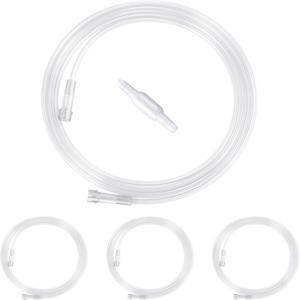 6.56피트 고유량 산소 튜브 연장 - 투명 파손 방지 PVC