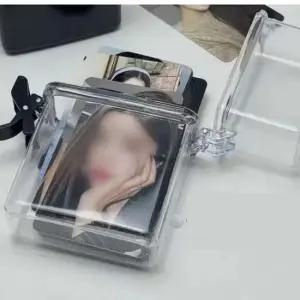 투명 포토카드 케이스 목걸이형 포카케이스 담배케이스 홀더 스트랩 하드케이스 보관함 포카 카드 커버