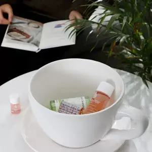 초대형 커피잔 받침대 세트