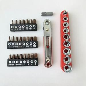 14 드라이브 양방향 래칫 스크루 세트 다기능 홈 DIY 수동 도구 간편한 보관 소형 핸들