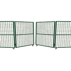 농막 단일문 펜스 안 격리 철제문 울타리 메쉬문 접이식