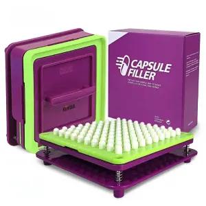 알약 충진기 캡슐 제조 소분기 수동 포장 용기 휴대용 알약보관함 약통