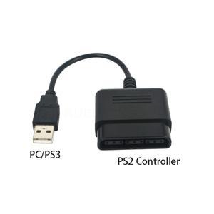 호환 플레이스테이션 PS2 PS3 콘솔 PC로 연결하는 게임패드 케이블 USB 연장 컴퓨터 게임 플레이어 컨트롤