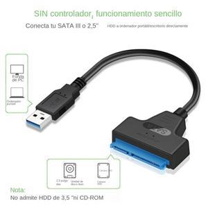 USB 3.0  3 케이블 USB 어댑터 최대 6Gbps 지원 2.5인치 외장 HDD SSD 하드 드라이브 22핀 III 코드