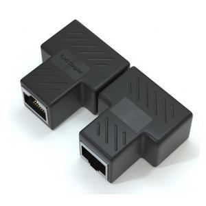 네트워크 Rj45 케이블 포트 스플리터 분배 익스텐더 플러그 어댑터 커넥터 8 코어 2개의 분할