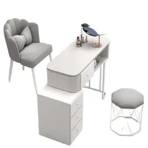 1인 네일테이블 투명 작업대 네일 진열대 아트 책상 서랍