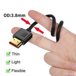 90도 위/아래/좌측/직각 HDMI 호환 2.1 케이블 8K60Hz 4K144Hz 2K240Hz 48Gbps PC 게임 모니터 HDTV호환