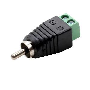 10Pcs RCA 남성 플러그 여성 소켓 커넥터 CCTV 카메라 AV 오디오 비디오 스피커 와이어 케이블용 터미널 블