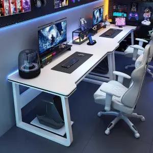 2인용게이밍책상 커플 테이블 상품 좌석 조립식 pc방 책상