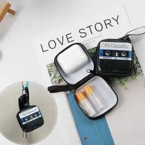 [셀러에이드]USB소품 테이프 카세트 케이스1P 보관 빈티지 그림
