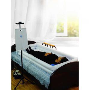 에어욕조 목욕 접이식 케어 병상 간이 샤워 매트