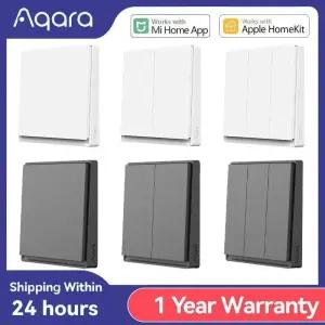 Aqara E1 벽 스위치 ZigBee 3.0 Xiaomi Mi Home Homekit APP 용 중립 화재 무선 홈 라이트