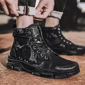 밀리터리 스타일 남성 키높이 패션 슈즈 인기 워커 xkR7+9BYV