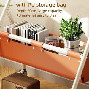 32-70인치 TV호환  휴대폰 카트 높이 조절 헤비듀티 바닥 PU 보관 가방이  바퀴가 달린 휴대호환  스탠드