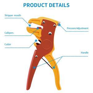 리셋 스프링 케이블 크림퍼 도구 - 다기능 덕빌 와이어 스트리퍼  커터 탄소강 휴대호환  수공구