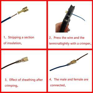 135/270/315pcs 2.8/4.8/6.3mm 압착 단자 절연 씰 와이어 커넥터 암수 플러그 스프링 키트