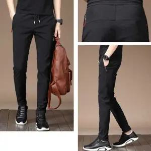 남자 REB469B0 직장인 캐주얼 편한 출근 룩 밴딩 조거 팬츠