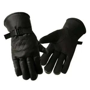 TBZ 오토바이용 겨울방한 가죽 라이딩장갑 자전거잡화